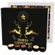 Merry Christmas Goldene Elche XXL - Pralinen, ohne Alkohol handmade