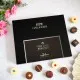 PRALINEN GESCHENKBOX OHNE ALKOHOL - Edle handgemachte Pralinen aus feinstem Confiserie-Edelkakao, stilvoll verpackt in einer hochwertigen FirstClass-Geschenkbox. Exklusiver Schokoladengenuss für besondere Anlässe & genussvolle Momente