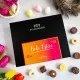 PRALINEN GESCHENKBOX OHNE ALKOHOL - Edle handgemachte Pralinen aus feinstem Confiserie-Edelkakao, stilvoll verpackt in einer hochwertigen FirstClass-Geschenkbox. Exklusiver Schokoladengenuss für besondere Anlässe & genussvolle Momente