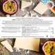 Weiße Tafel Maracuja (Maracuja) - Weiße Schokolade, handmade ohne Alkohol