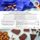 Vollmilch-Tafel Marzipan (Marzipan) - Schokolade, handmade ohne Alkohol