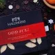 HANDWERK STATT MASSENWARE - Edition \God Jul, red\: Vergiss weiße Schokolade, die nur süß schmeckt - außergewöhnlicher Genuss beginnt dort, wo Qualität, Cremigkeit und ausgewogene Rezepturen den Unterschied machen