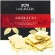 Weiße Tafel God Jul, red (Mango-Vanille) - Weiße Schokolade, handmade ohne Alkohol