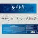 Vollmilch-Tafel God Jul, blue (Xmas-Gewürze) - Schokolade, handmade ohne Alkohol