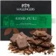 Vollmilch-Tafel God Jul, green (Orange) - Schokolade, handmade ohne Alkohol
