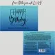 Happy Birthday - Nougat-Mandeln, handmade ohne Alkohol