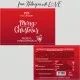 Merry Christmas - Nougat-Mandeln, handmade ohne Alkohol