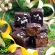 LEBKUCHEN-RAUSCH MIT ALKOHOL - 6 saftige handgemachte Lebkuchen-Würfel mit Alkohol, stilvoll verpackt in der edlen Geschenk-Tüte. Die besondere Geschenkidee für winterliche Genussmomente, Weihnachten & festliche Naschpausen