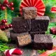 LEBKUCHEN-RAUSCH MIT ALKOHOL - 6 saftige handgemachte Lebkuchen-Würfel mit Alkohol, stilvoll verpackt in der edlen Geschenk-Tüte. Die besondere Geschenkidee für winterliche Genussmomente, Weihnachten & festliche Naschpausen