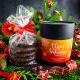 ELISEN-LEBKUCHEN IN DER GESCHENKDOSE - 5 saftige handgemachte Elisen-Lebkuchen mit hohem Kernanteil, stilvoll verpackt in einer edlen Geschenk-Dose. Die besondere Geschenkidee für winterliche Genussmomente & die Weihnachtszeit
