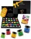 Happy New Year Color - Tee-Set, 24x loser Tee Geschenkbox