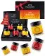 Frohe Weihnachten Orange Christmas - Tee-Set, 5x loser Tee Geschenkbox