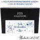Frohe Weihnachten White Christmas - Tee-Set, 5x loser Tee Geschenkbox