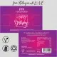 Happy Birthday - pink (für Marinaden, Spare Ribs & Grill) - Gewürzmischung, zum Kochen Geschenkdose