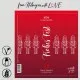 Frohes Fest - red - Gewürz-Set, 3 Gläser in Geschenkdose