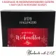 Frohe Weihnachten - Badesalze-Set, 5x Badezusatz Totes Meer