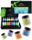 Frohe Ostern - Blue - Badesalze-Set, 8x Badezusatz Totes Meer