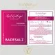 Cranberry - Badesalze, Badezusatz Totes Meer