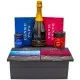 Mama & Papa Box white (großes Mitbringsel Schokolade, Pralinen, Sekt, Tee & Gewürze) - Feinkost-Set, XXL-Geschenkkorb Gourmet