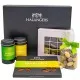 Mama & Papa Box white (großes Mitbringsel Schokolade, Pralinen, Gewürze & Nougatmandeln) - Feinkost-Set, XXL-Geschenkkorb Gourmet