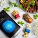 Zum Vatertag (kleines Mitbringsel Nougat-Busserl & Grill-Gewürze im Miniglas) - Feinkost-Set, Gourmet-Auswahl Wundertüte