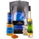 Herrenhandtasche XXL (großes Mitbringsel Haselnusslikör, Gewürz, Biergelée & Nougat-Mandeln) - Feinkost-Set, XXL-Wundertüte Gourmet