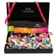 Easter Box pink (großes Osternest 4 Schokoladen-Tafeln & 40 Pralinen-Ostereier) - Feinkost-Set, Gourmet-Auswahl XXL