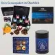 Frohe Weihnachten - Groß No. 01 (großes Mitbringsel Tafel Schokolade Pralinen Nougat-Mandeln & Tee) - Feinkost-Set, Gourmet-Auswahl XXL