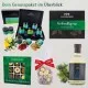Berauschendes Fest (großes Mitbringsel Tafel Schokolade, Gin, 9er Pralinen & Nougat-Mandeln) - Feinkost-Set, Gourmet-Auswahl XXL