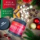 BESONDERS STATT GEWÖHNLICH - Edition \Frohe Weihnachten\: Während andere auf Masse setzen, entsteht echter Feinkost-Genuss durch perfekt abgestimmte Spezialitäten (großes Mitbringsel Pralinen Nougat-Mandeln & schokolierte Orangenscheiben)
