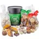 Weihnachtsgruß XXL (großes Mitbringsel Pralinen, Nougat-Mandeln & schokolierte Orangenscheiben) - Feinkost-Set, Gourmet-Auswahl XXL