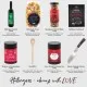 Weihnachts-Genussreise (Selektion Wein, Müsli, Gewürze, Kochbuch, Santuko-Messer & viel mehr) - Feinkost-Set, XXL-Geschenkkorb Gourmet