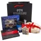 Stollen & More (großes Mitbringsel Christstollen, Schokolade, Tee, Mandeln & 20er Pralinen) - Feinkost-Set, Gourmet-Auswahl XXL