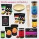 Bread & Breakfast (Selektion Brotbackmix, Kochbuch, Tee, Müsli, Gewürze, Konfitüre & mehr) - Feinkost-Set, XXL-Geschenkkorb Gourmet