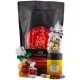 Gruß vom Nikolaus XXL (großes Mitbringsel Schokolade, Nougat, Fruchtsaftbärchen, Mandeln & Tee) - Feinkost-Set, XXL-Wundertüte Gourmet