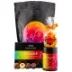Für Einhorn Fans XXL (großes Mitbringsel Tafel Schokolade, Pralinen & große Fruchtsaftbärchen) - Feinkost-Set, XXL-Wundertüte Gourmet