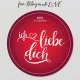 Ich liebe Dich (kleiner Liebesgruß mit Nougat-Busserl, Kräutertee & Pastagewürz) - Feinkost-Set, Gourmet-Auswahl Wundertüte