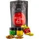 Ich liebe Dich (kleiner Liebesgruß mit Nougat-Busserl, Kräutertee & Pastagewürz) - Feinkost-Set, Gourmet-Auswahl Wundertüte