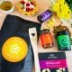 Für Dich XXL (großer Liebesgruß Konfitüre, Tee, Nougat, Gewürz, Schoki & Pfannenwender) - Feinkost-Set, XXL-Wundertüte Gourmet
