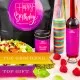 BESONDERS STATT GEWÖHNLICH - Edition \Happy Birthday pink\: Während andere auf Masse setzen, entsteht echter Feinkost-Genuss durch perfekt abgestimmte Spezialitäten (großer Geburtstagsgruß Essig, Gewürz, Eistee, Pralinen, Schokolade & mehr)