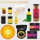 Für Dich (große Selektion Müsli, Öl, Kaffee, Duftkerze, Nougat, Schoki, Eistee & mehr) - Feinkost-Set, XXL-Geschenkkorb Gourmet