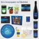 Zum Vatertag (große Selektion Sekt, Gewürze, Nougat, Pralinen, Schoki, Duftkerze & mehr) - Feinkost-Set, XXL-Geschenkkorb Gourmet