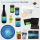 Gruß vom Osterhasen blue (großer Ostergruß Ostereier, Gewürz, Sekt, Schoki, Duftkerze & viel mehr) - Feinkost-Set, XXL-Geschenkkorb Gourmet