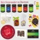 Viel Glück im neuen Zuhause (großer Glücksgruß Gewürz, Nougat, Busserl Pralinen Duftkerze & mehr) - Feinkost-Set, XXL-Geschenkkorb Gourmet