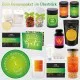 Happy birthday green (großer Geburtstagsgruß Serum, Müsli, Gummies, Pralinen, Rub Nougat & mehr) - Feinkost-Set, XXL-Geschenkkorb Gourmet