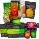 Happy birthday green (großer Geburtstagsgruß Serum, Müsli, Gummies, Pralinen, Rub Nougat & mehr) - Feinkost-Set, XXL-Geschenkkorb Gourmet