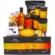 Power Booster (großer Powergruß Öl, Essig, Kaffee, Eistee, Nougat, Pralinen, Schoki & mehr) - Feinkost-Set, XXL-Geschenkkorb Gourmet