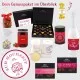 Zur Hochzeit (großer Hochzeitsgruß Sekt, Nougat, Konfitüre, Tee, Duftkerze, Schoki & mehr) - Feinkost-Set, XXL-Geschenkkorb Gourmet