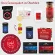 Danke & Frohe Weihnachten (große Selektion Nougat, Müsli, Badesalz, Kerze, Schoki Kaffee & mehr) - Feinkost-Set, XXL-Geschenkkorb Gourmet