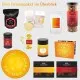 Frohes Fest (große Selektion Nougat, Müsli, Kaffee, Duftkerze, Gewürz, Schoki & mehr) - Feinkost-Set, XXL-Geschenkkorb Gourmet